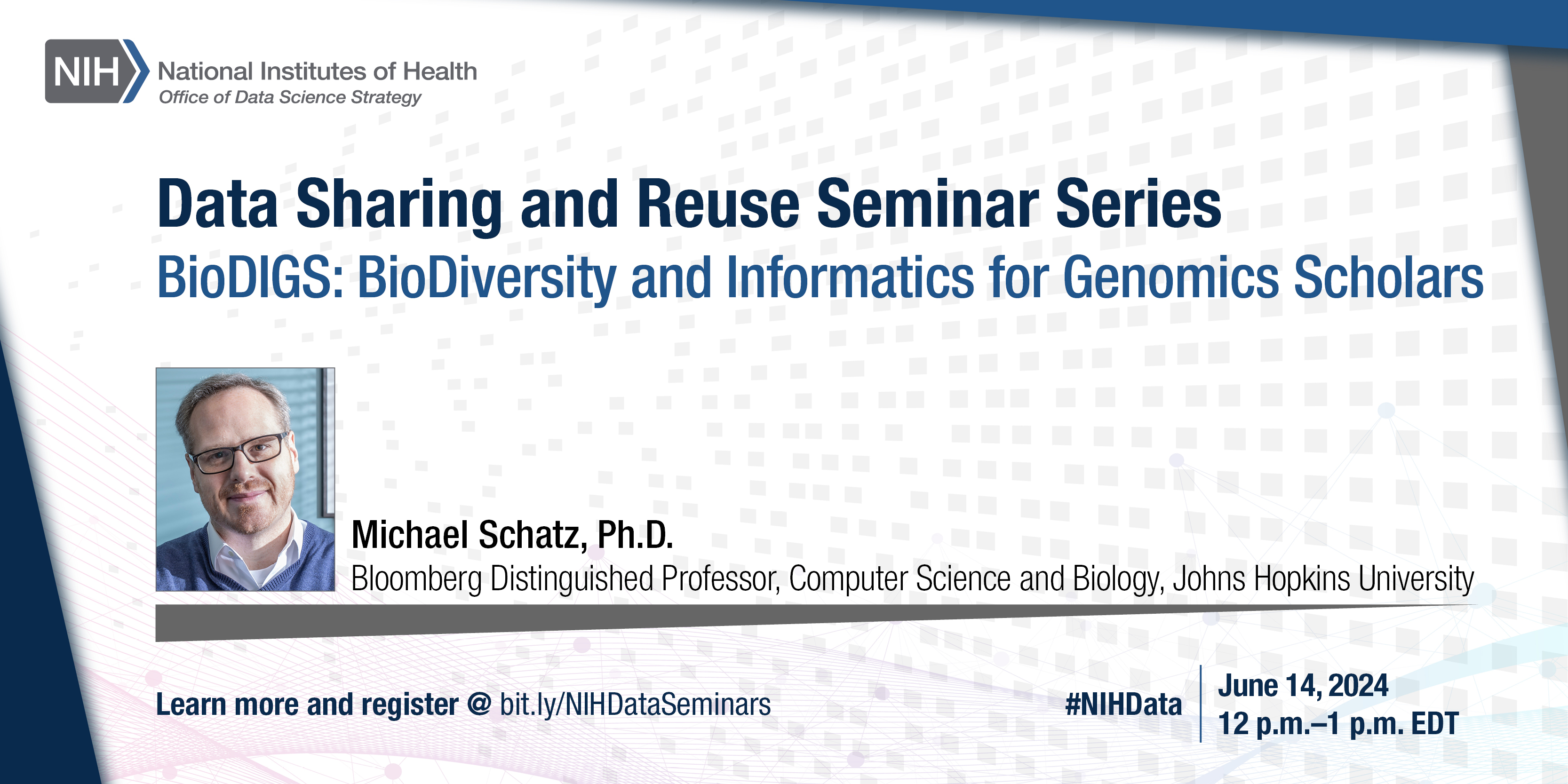 Data Sharing and Reuse Seminar Series: BioDIGS: BioDiversity and Informatics for Genomics Scholars