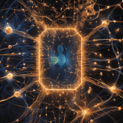 Computing Chip Close Up.